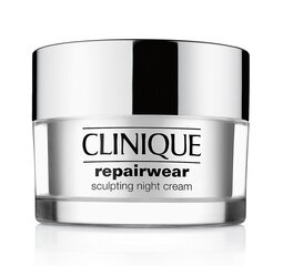 Naktinis veido kremas Clinique Repairwear Sculpting 50 ml kaina ir informacija | Veido kremai | pigu.lt