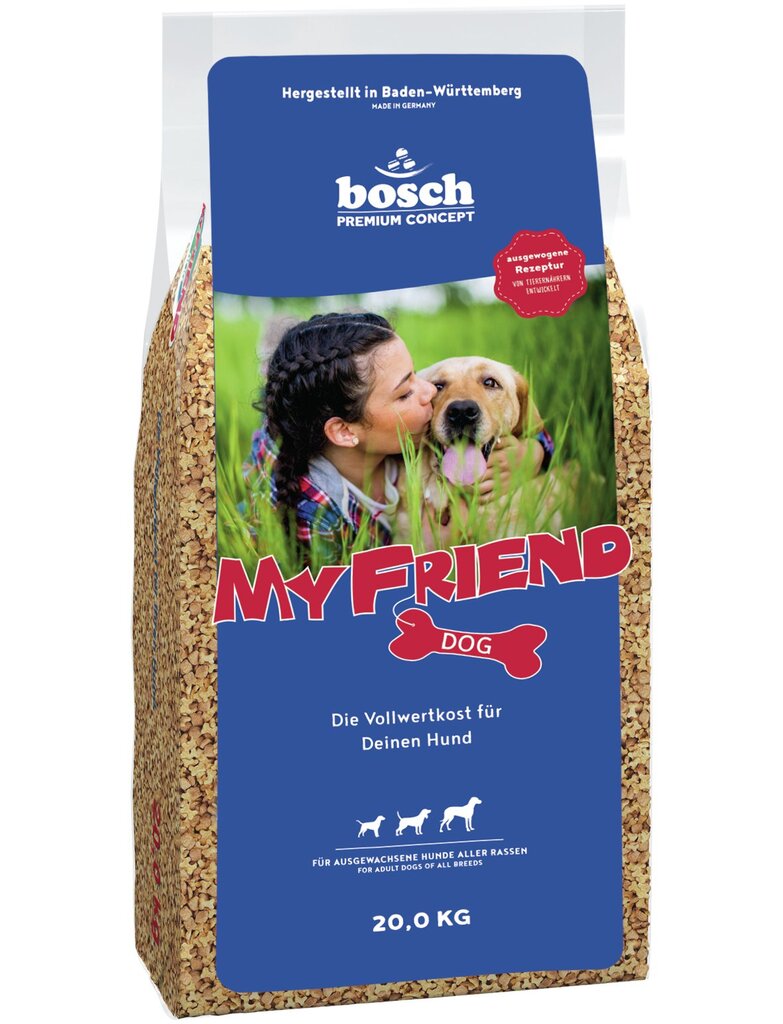 Bosch Petfood My Friend Dog (Economy) kombinuotas visavertis pašaras suaugusiems šunims, 20 kg kaina ir informacija | Sausas maistas šunims | pigu.lt