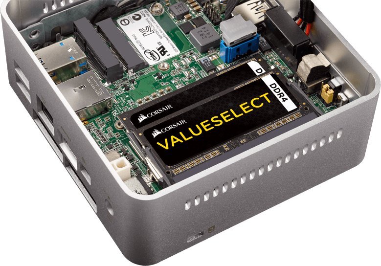 Corsair DDR4 SODIMM 4GB 2133MHz CL15 (CMSO4GX4M1A2133C15) kaina ir informacija | Operatyvioji atmintis (RAM) | pigu.lt