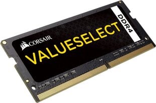 Corsair DDR4 SODIMM 4 ГБ 2133 МГц CL15 (CMSO4GX4M1A2133C15) цена и информация | Corsair Духи, косметика | pigu.lt