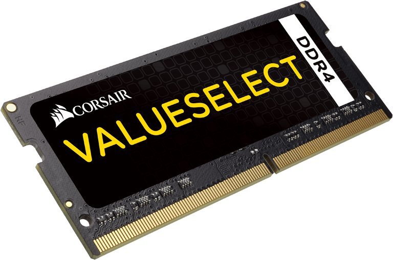 Corsair DDR4 SODIMM 2x4GB 2133MHz CL15 (CMSO8GX4M2A2133C15) kaina ir informacija | Operatyvioji atmintis (RAM) | pigu.lt