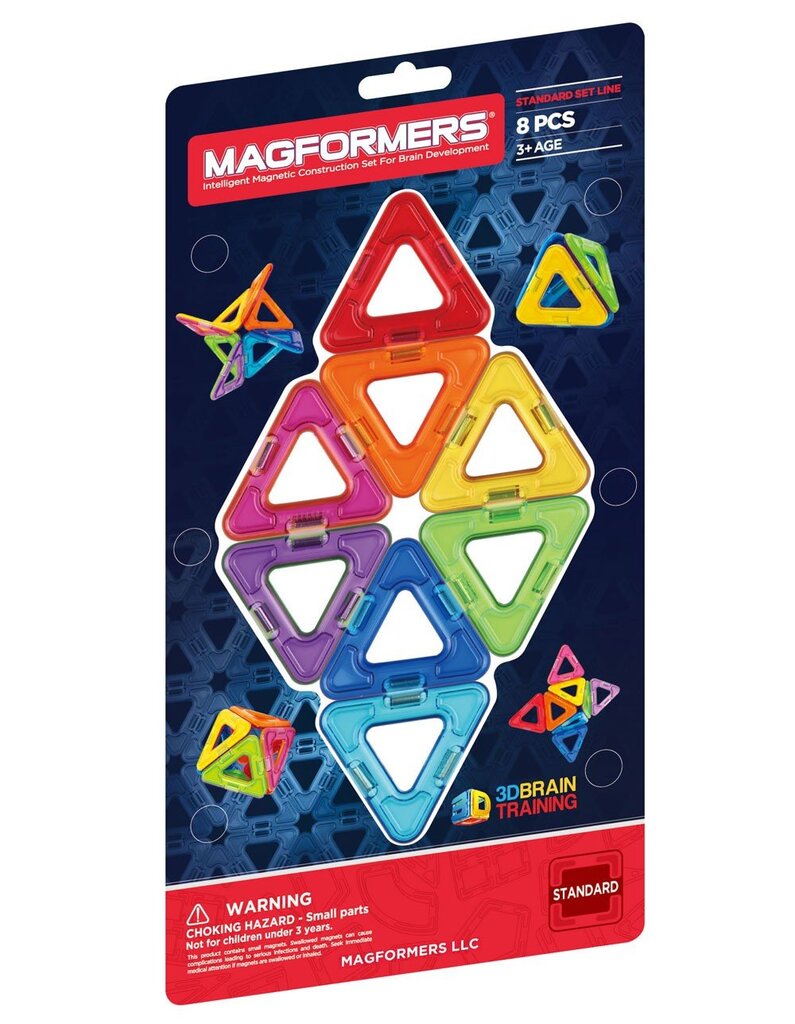 Magnetinis konstruktorius Magformers Triangle, 63085 цена и информация | Konstruktoriai ir kaladėlės | pigu.lt