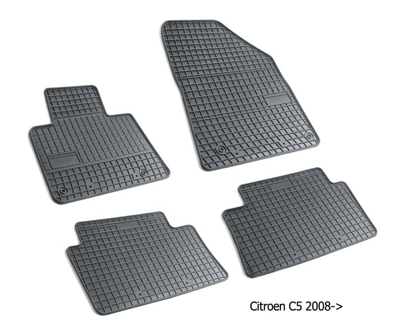 Guminiai kilimėliai Citroen C5 II 2008-2017/4pc, 0644 kaina ir informacija | Modeliniai guminiai kilimėliai | pigu.lt