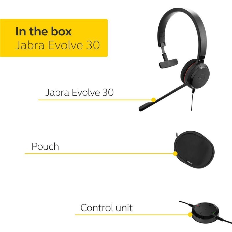 Jabra Evolve 30 II kaina ir informacija | Ausinės | pigu.lt