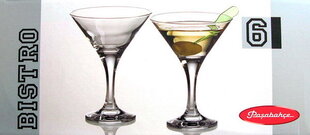 Набор бокалов для мартини Pasabahce BISTRO, 6 шт., 22 x 15 x 33 см цена и информация | Стаканы, фужеры, кувшины | pigu.lt