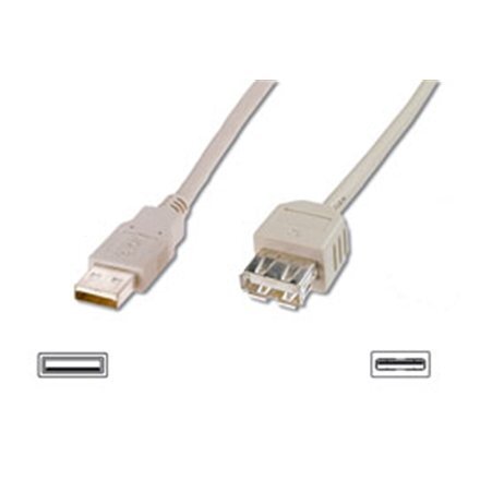 Kabelis-ilgintuvas AK701-18 USB 2.0 , A M - A F, 1.8m цена и информация | Kabeliai ir laidai | pigu.lt