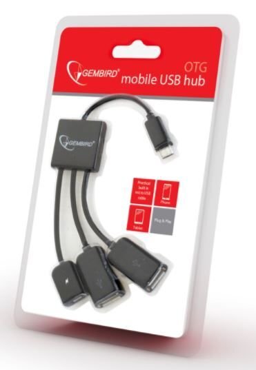 Gembird UHB-OTG-02 цена и информация | Adapteriai, USB šakotuvai | pigu.lt