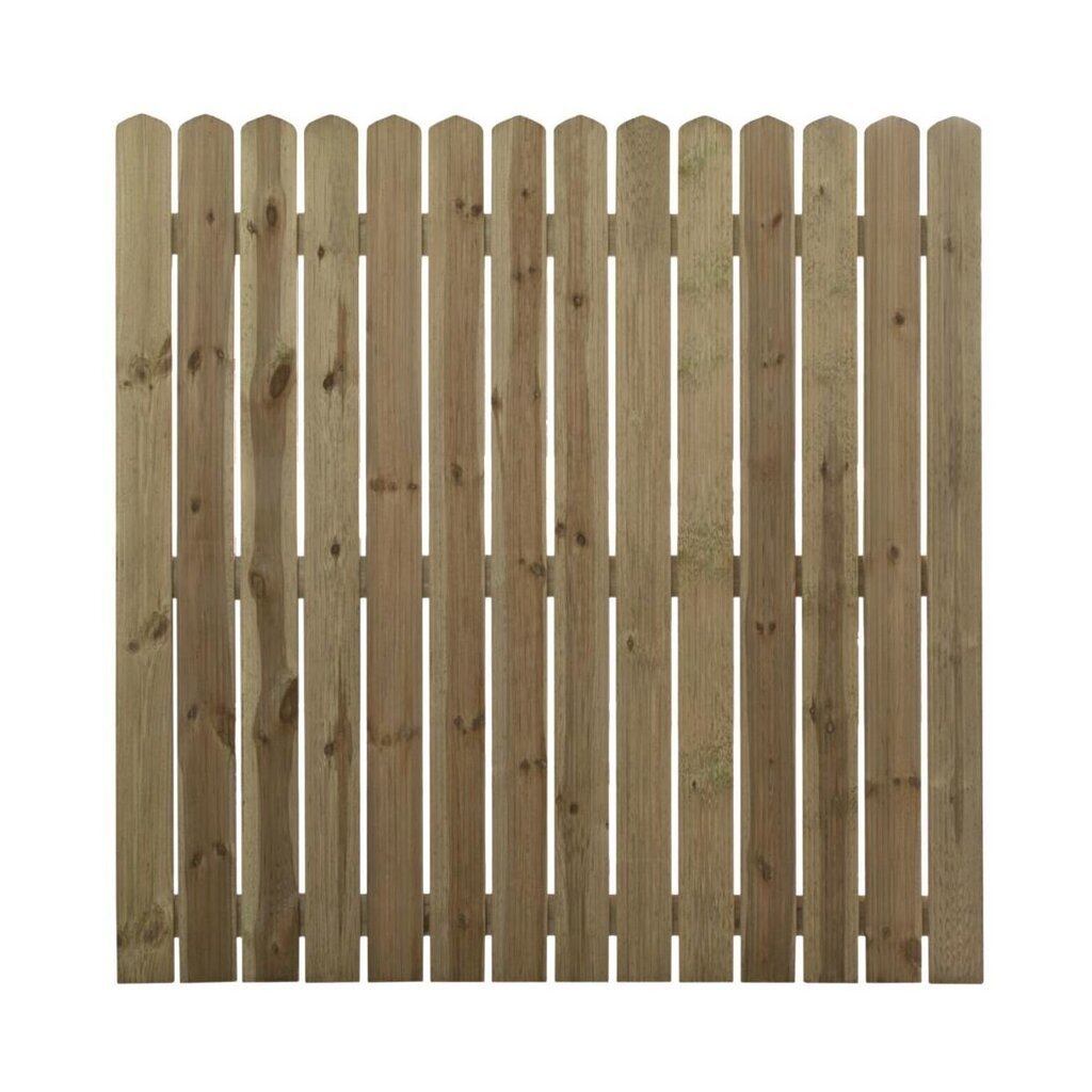 Medinė tvora, 180 x 180 cm kaina ir informacija | Tvoros ir jų priedai | pigu.lt