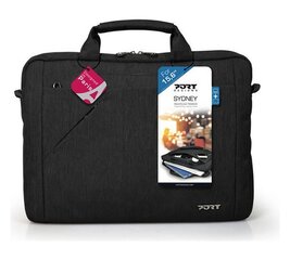 Сумка для ноутбука Port Designs Sydney, 15,6'', черная  цена и информация | Рюкзаки, сумки, чехлы для компьютеров | pigu.lt