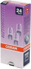 Автомобильная лампа Osram W3W 24V 3W (10 шт) цена и информация | Автомобильные лампочки | pigu.lt
