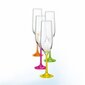 Bohemia šampano taurės Neon, 4 vnt kaina ir informacija | Taurės, puodeliai, ąsočiai | pigu.lt