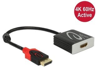 Delock adapteris Displayport 1.2 kaina ir informacija | Adapteriai, USB šakotuvai | pigu.lt