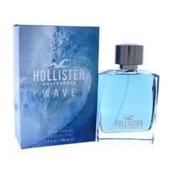 Туалетная вода Hollister California Wave EDT для мужчин 100 мл цена и информация | Мужские духи | pigu.lt