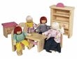 Medinis lėlių namas su baldais ir figūrėlėmis Simba Eichhorn kaina ir informacija | Žaislai mergaitėms | pigu.lt