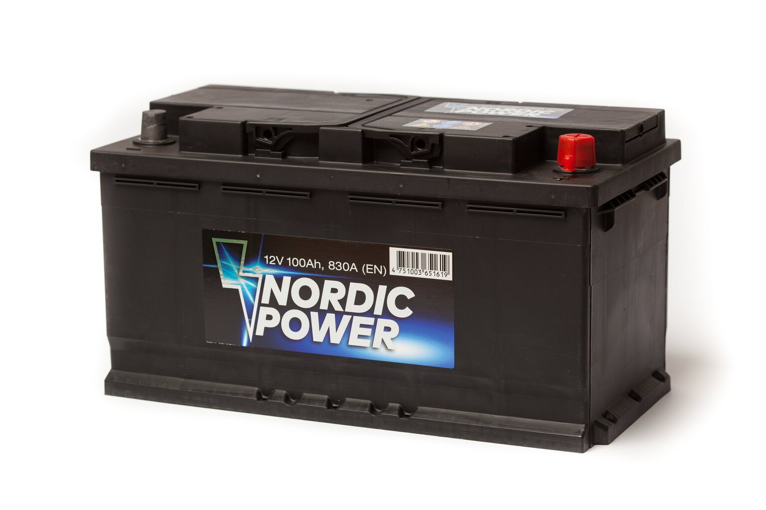 Akumuliatorius Nordic Power 100 Ah 830A 12V kaina ir informacija | Akumuliatoriai | pigu.lt