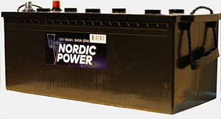 Akumuliatorius Nordic Power 180 Ah 940A 12V kaina ir informacija | Akumuliatoriai | pigu.lt