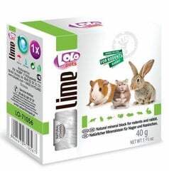 Mineralinis akmuo graužikams LoLo Pets, 40 g цена и информация | Корм для грызунов | pigu.lt