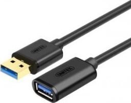 Unitek ilginamasis kabelis USB3.0 AM-AF, 2,0m; Y-C459BBK kaina ir informacija | Adapteriai, USB šakotuvai | pigu.lt