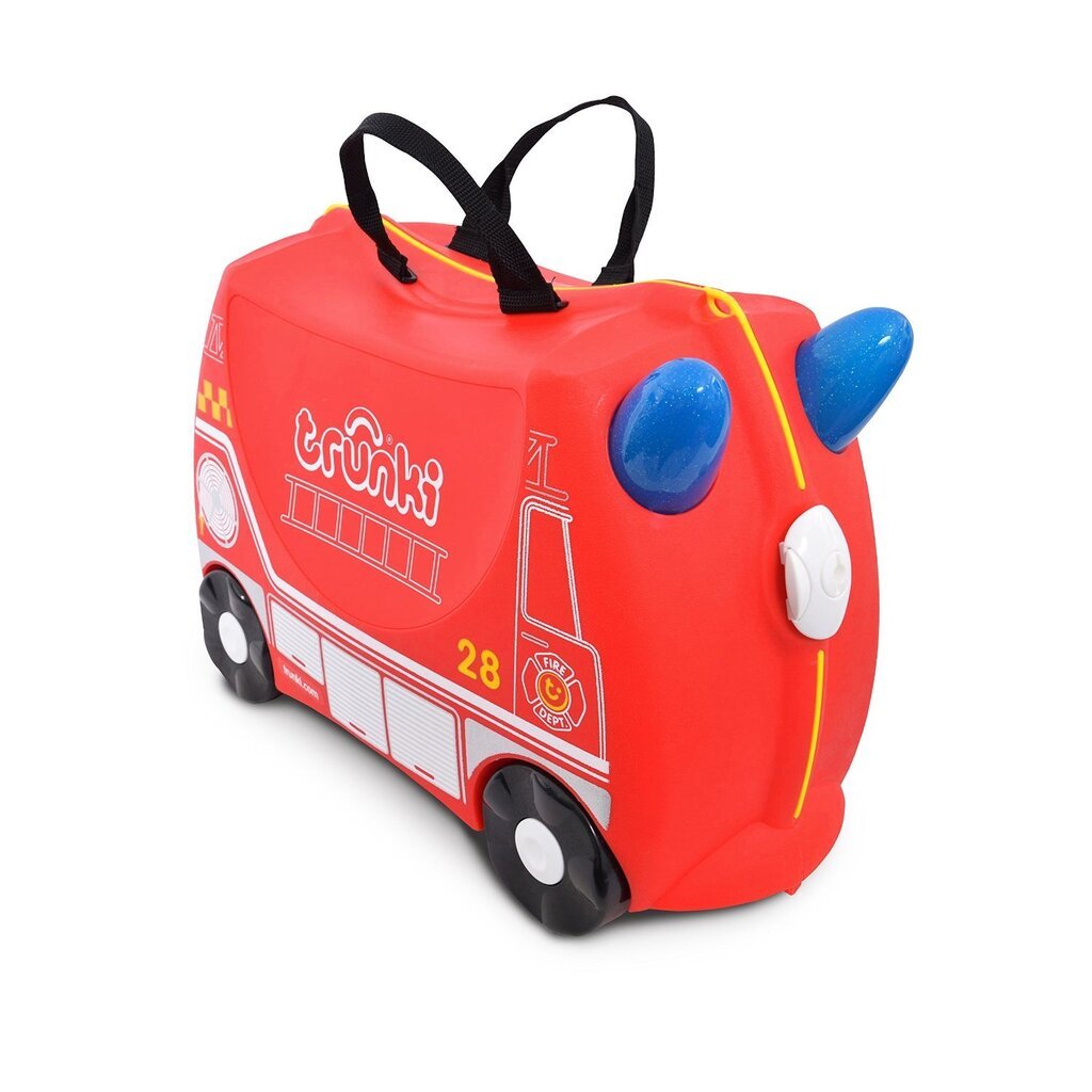 Vaikiškas lagaminas Trunki Frank Fire Truck цена и информация | Lagaminai, kelioniniai krepšiai | pigu.lt