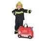 Vaikiškas lagaminas Trunki Frank Fire Truck цена и информация | Lagaminai, kelioniniai krepšiai | pigu.lt