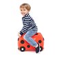 Vaikiškas lagaminas Trunki Ladybug Harley, raudonas kaina ir informacija | Lagaminai, kelioniniai krepšiai | pigu.lt