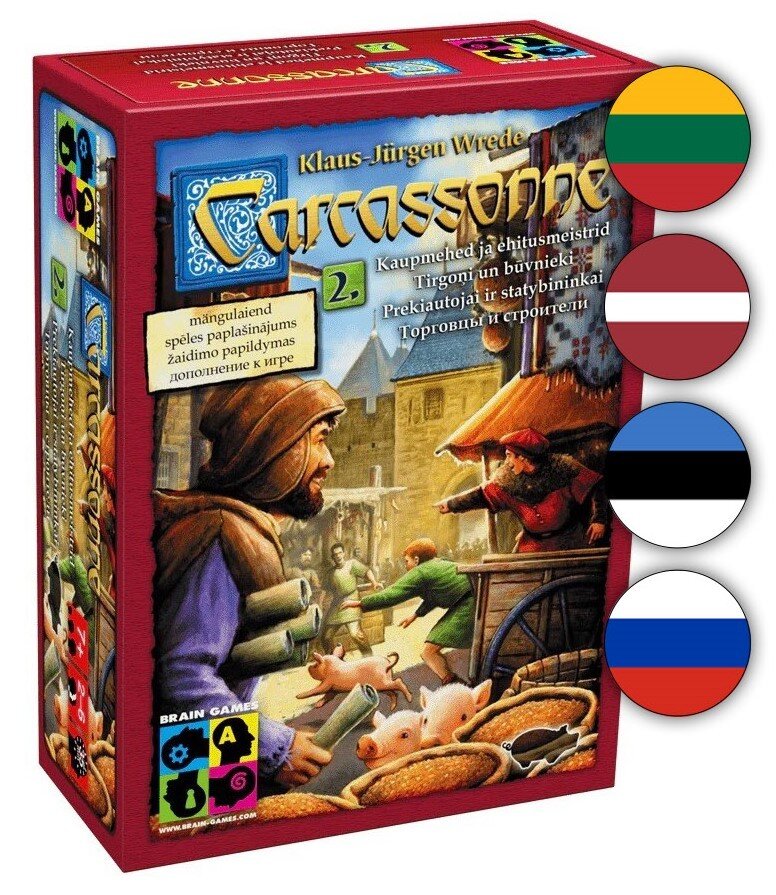Stalo žaidimas Carcassonne: Prekiautojai ir Statybininkai (papildymas) LT,  LV, EE, RU kaina | pigu.lt