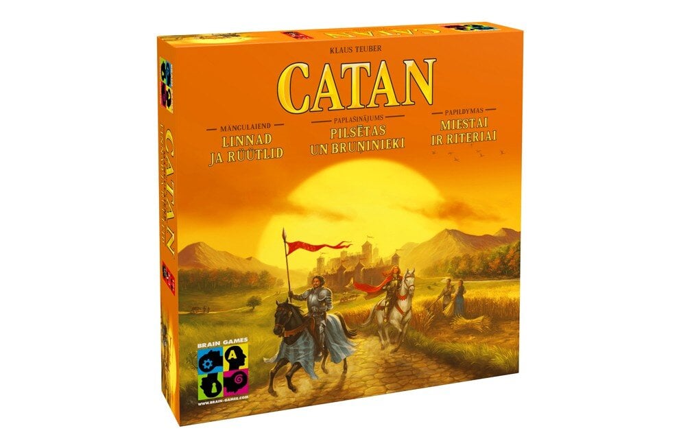 Stalo žaidimas Catan: Miestai ir Riteriai (papildymas) LT, LV, EE цена и информация | Stalo žaidimai, galvosūkiai | pigu.lt