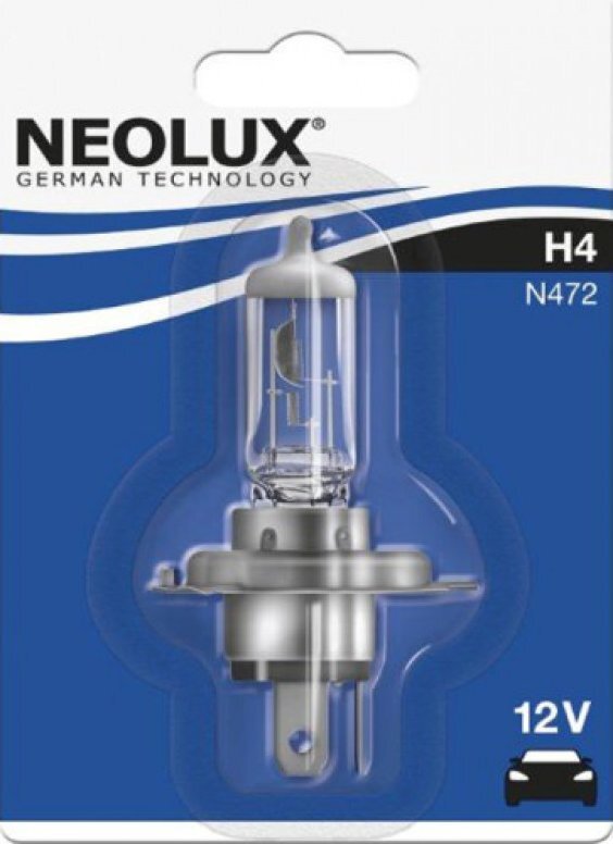 Automobilinės lemputės Neolux H4, 60/55W kaina ir informacija | Automobilių lemputės | pigu.lt
