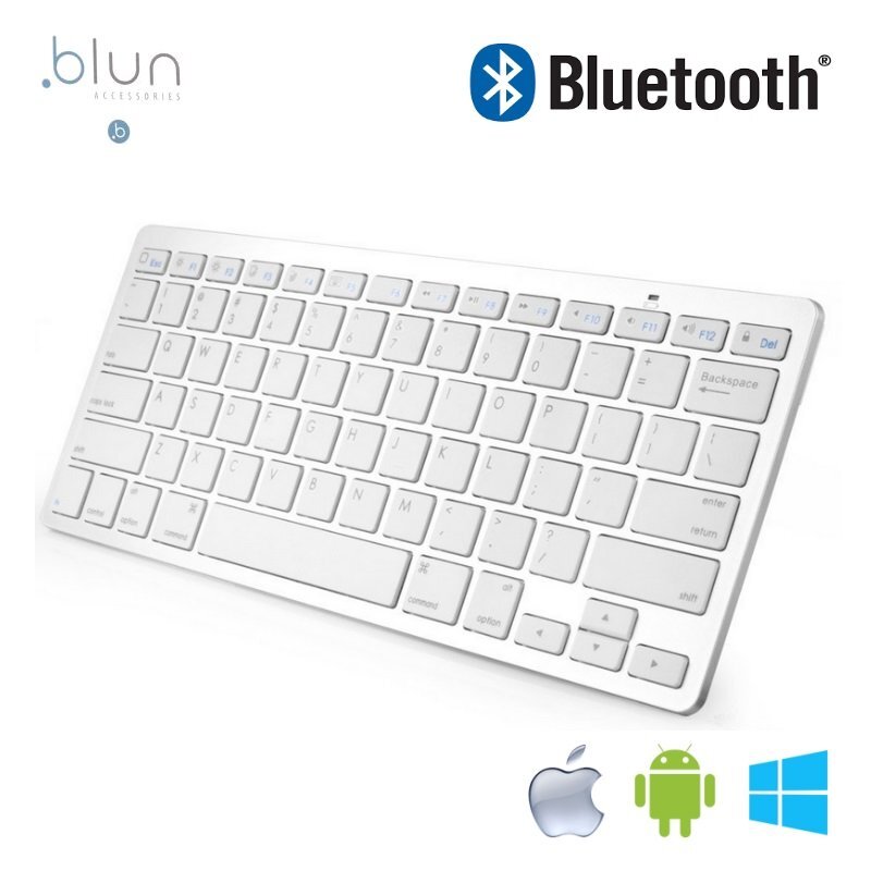 Universali klaviatūra Blun KB-X5 Bluetooth, tinka TV,Android,iOS,Windowns kaina ir informacija | Planšečių, el. skaityklių priedai | pigu.lt