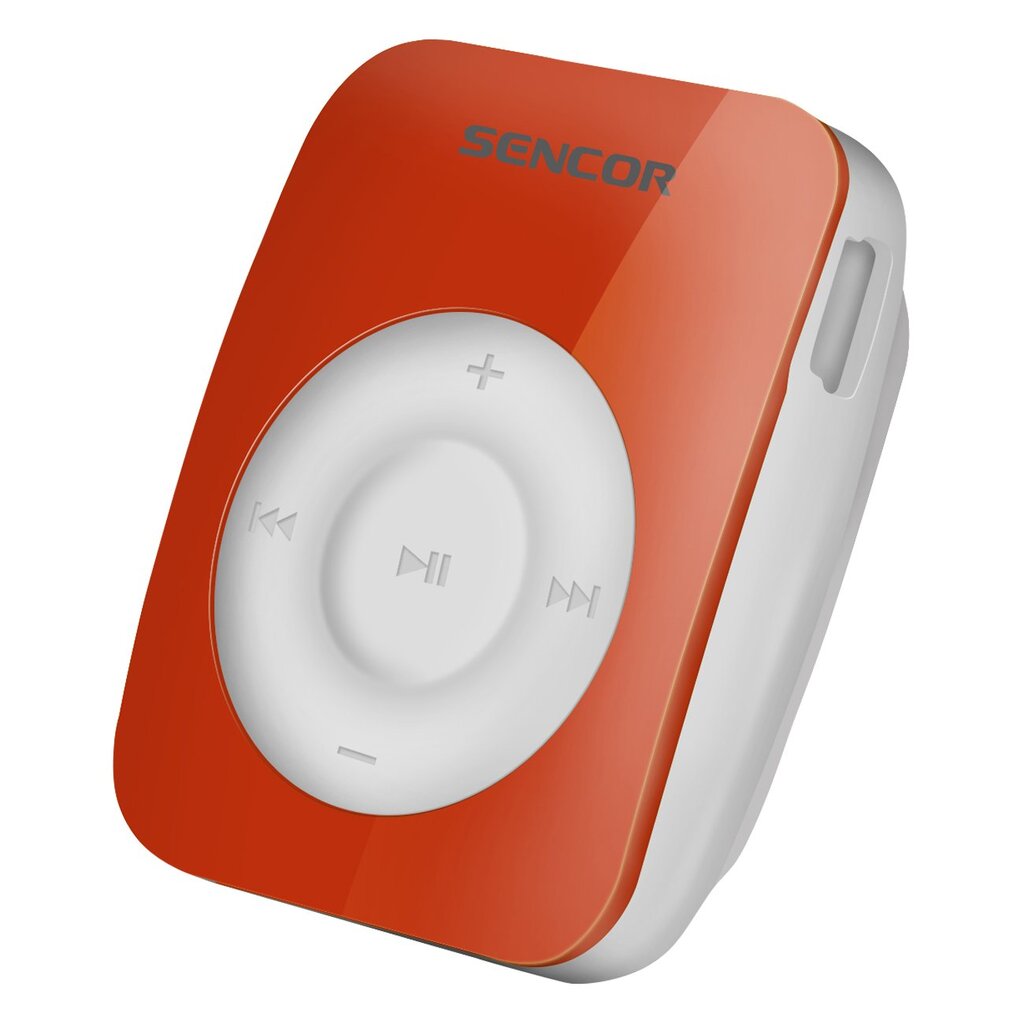 Sencor SFP 1360 RD 4GB, 6h playback, Oranžinis/Baltas kaina ir informacija | MP3 grotuvai | pigu.lt