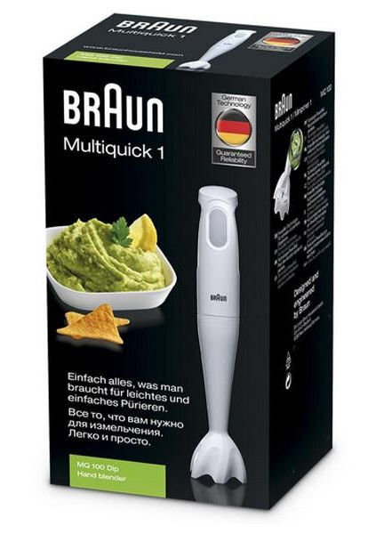 Braun MQ 100 Dip kaina ir informacija | Trintuvai, smulkintuvai | pigu.lt