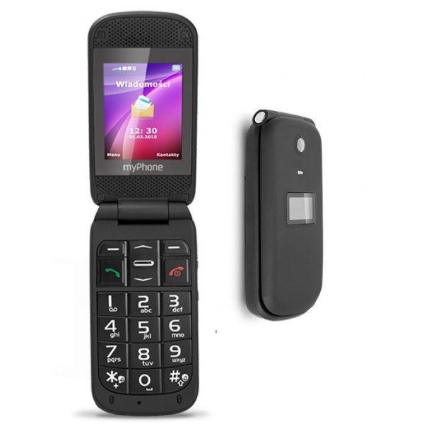 MyPhone Metro+, ENG, Black kaina ir informacija | Mobilieji telefonai | pigu.lt