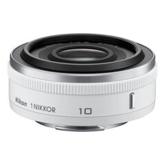 Nikon 1 Nikkor 10mm f/2.8, Balta kaina ir informacija | Objektyvai | pigu.lt