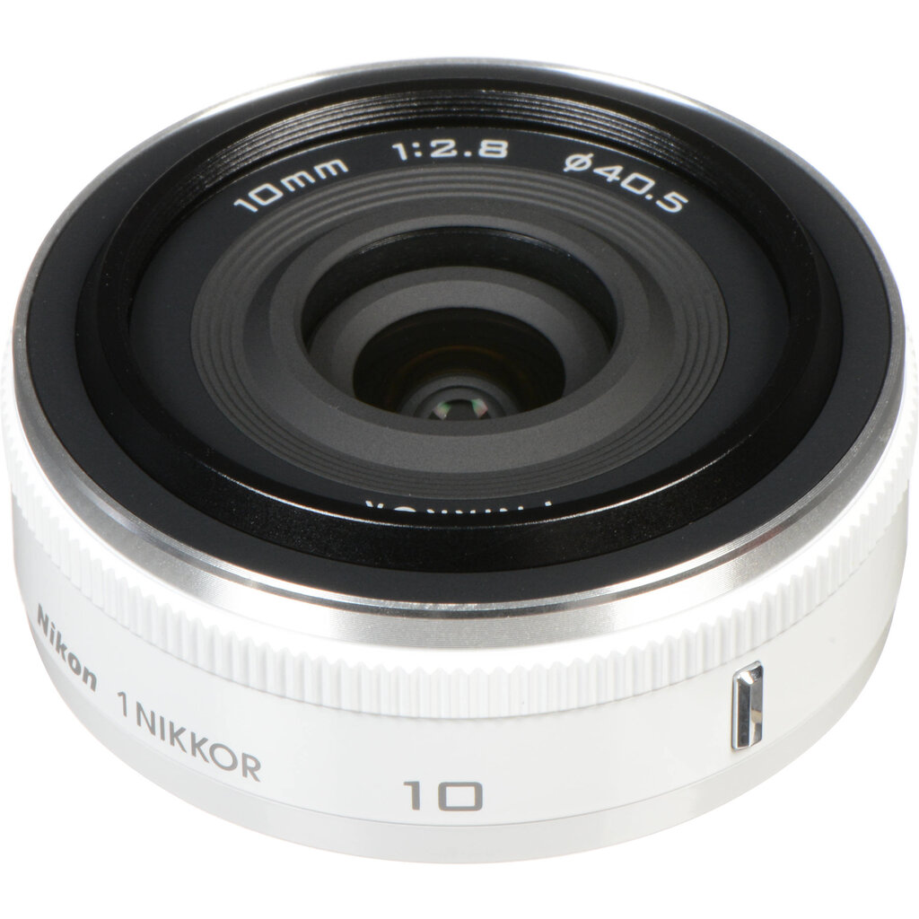 Nikon 1 Nikkor 10mm f/2.8, Balta kaina ir informacija | Objektyvai | pigu.lt