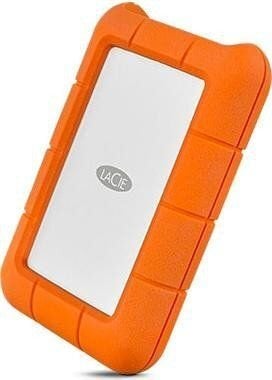 LACIE RUGGED 4TB USB-C USB3.0 Drop- crush- and rain-resistant for all-terrain use orange kaina ir informacija | Išoriniai kietieji diskai (SSD, HDD) | pigu.lt