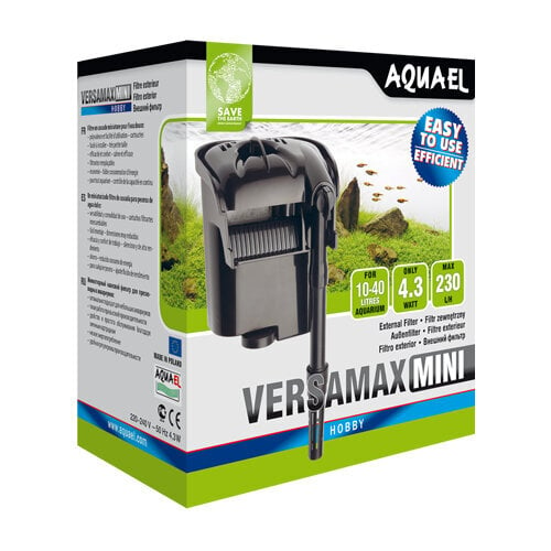Aquael išorinis akvariumų vandens filtras Versamax FZN-Mini kaina ir informacija | Akvariumai ir jų įranga | pigu.lt