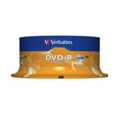 Informacijos įrašymo diskai DVD-R 4,7 GB, 25 vnt. kaina ir informacija | Vinilinės plokštelės, CD, DVD | pigu.lt