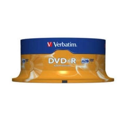 Informacijos įrašymo diskai DVD-R 4,7 GB, 25 vnt. цена и информация | Vinilinės plokštelės, CD, DVD | pigu.lt