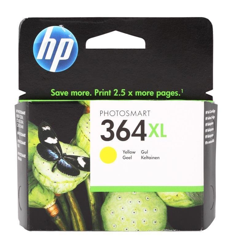 Rašalo kasetė HP 364XL, didelės talpos, geltona цена и информация | Kasetės rašaliniams spausdintuvams | pigu.lt