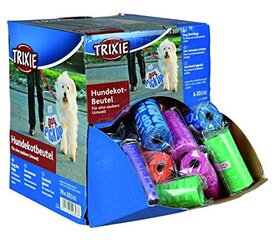TRIXIE Šunų išmatų maišeliai, 20 maišelių-rulone, įv. spalvų kaina ir informacija | Priežiūros priemonės gyvūnams | pigu.lt