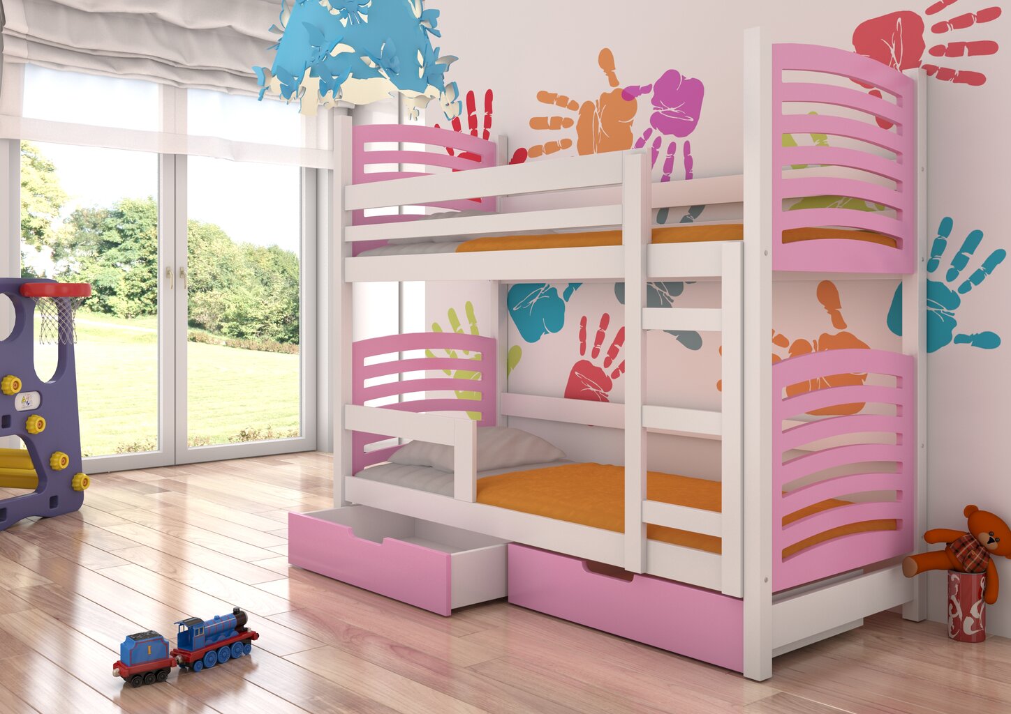 Покупайте современную двухъярусную кровать для ребенка и измените интерьер комнаты