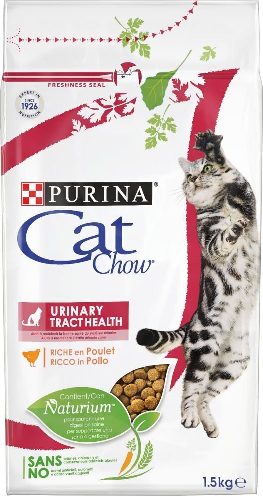 Purina Chow Special Care Urinary visavertis sausas maistas katėms, 1.5 kg kaina ir informacija | Sausas maistas katėms | pigu.lt