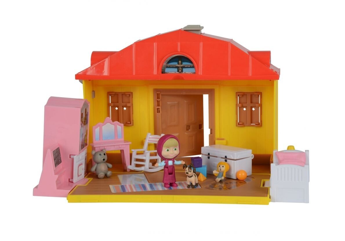 Mašos namelis su priedais Simba Maša ir Lokys цена и информация | Žaislai mergaitėms | pigu.lt