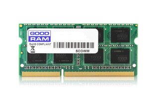 Оперативная память Goodram PC3-12800, 4Гб, DDR3, 1600 MHz цена и информация | Оперативная память (RAM) | pigu.lt