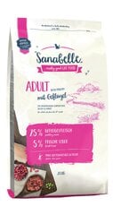 Sanabelle Adult Geflugel 2 кг + Snack Lamm 55 г цена и информация | Сухой корм для кошек | pigu.lt