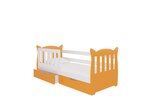 Vaikiška lova Lena, 160x75 cm, oranžinė/balta