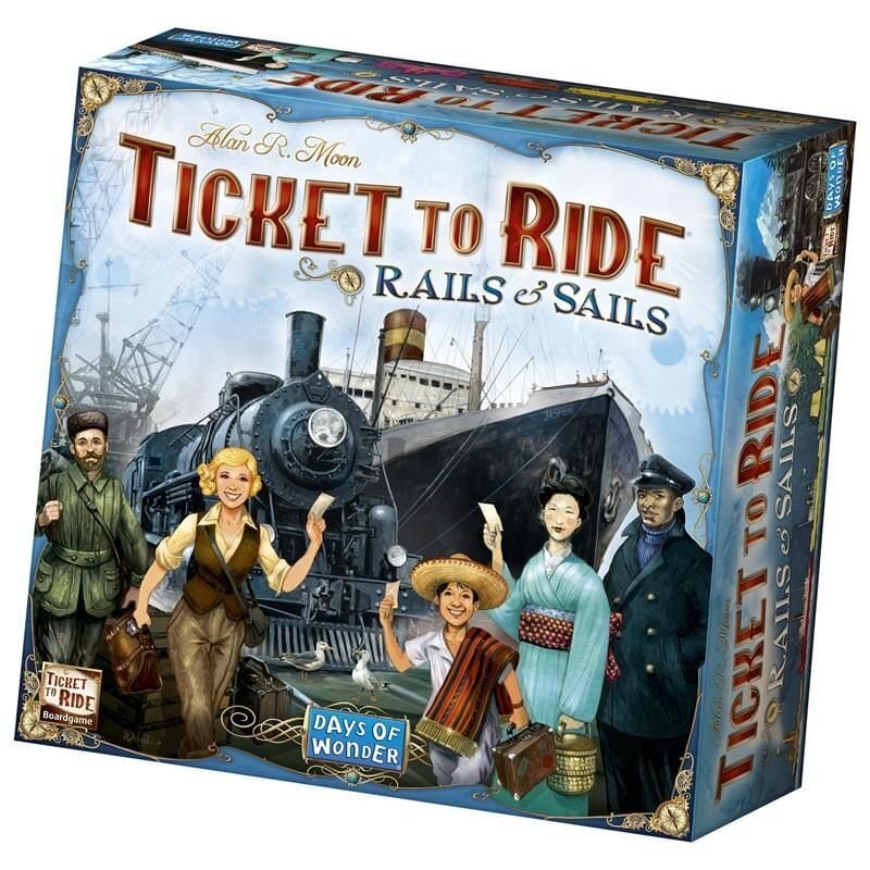 Stalo žaidimas Ticket to ride: geležinkeliai ir jūros, LT, LV, EE kaina ir informacija | Stalo žaidimai, galvosūkiai | pigu.lt