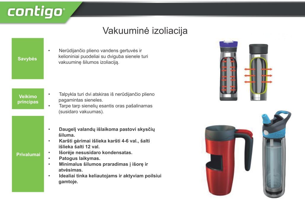 Termosinis puodelis Contigo Pinnacle 300 ml цена и информация | Termosai, termopuodeliai | pigu.lt