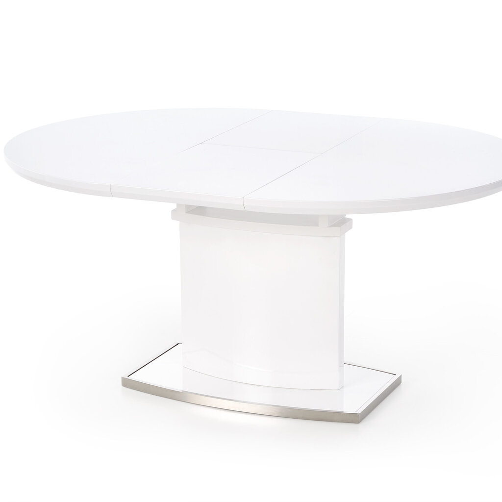 Išskleidžiamas stalas Halmar Federico, baltas kaina ir informacija | Virtuvės ir valgomojo stalai, staliukai | pigu.lt