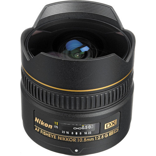 Nikon AF DX 10.5mm f/2.8G Fisheye kaina ir informacija | Objektyvai | pigu.lt